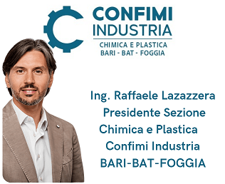 Raffaele Lazazzera Presidente della Sezione Industria Chimica Plastica di Confimi Industria Bari- Bat-Foggia.